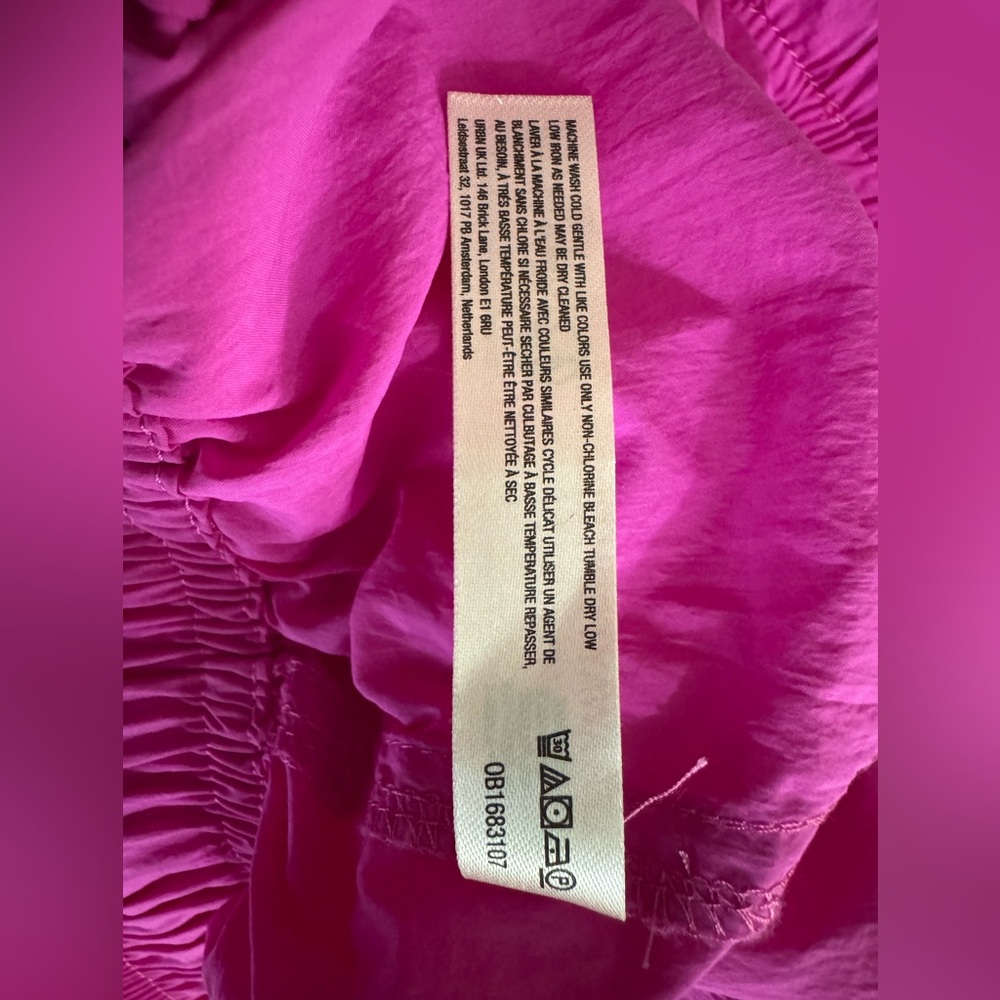 Daily Practice Pink Base Jump Cargo Parachute Pants XS - Picture 5 of 10